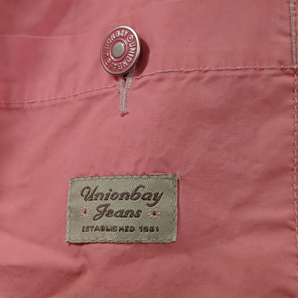 Pink Unionbay cotton capris - Picture 3 of 4